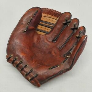 Russ Berrie YESTERDAYS BALLGAME Ceramic Baseball Glove Trinket Dish/Holder